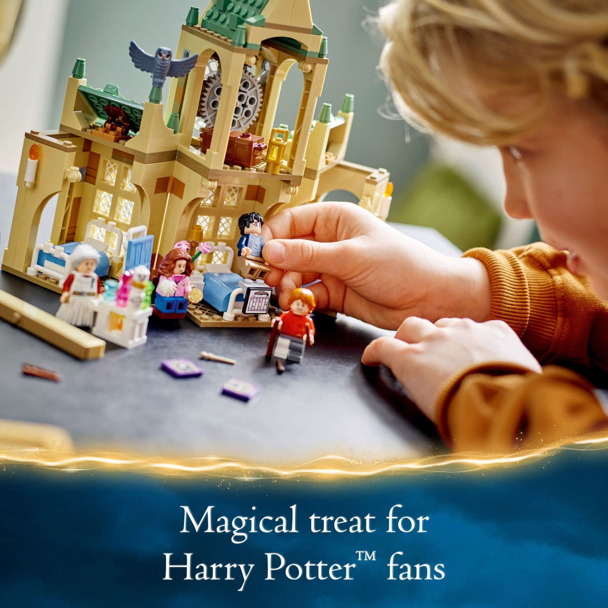 Building Toy Castle Kit with Clock Tower P9777