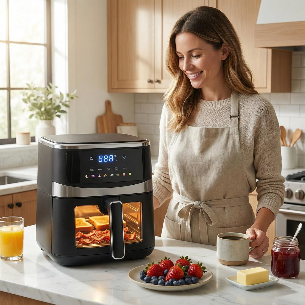 6QT Digital Air Fryer with Touchscreen J3179