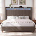 Queen Size Corduroy Upholstered Bed Frame C430