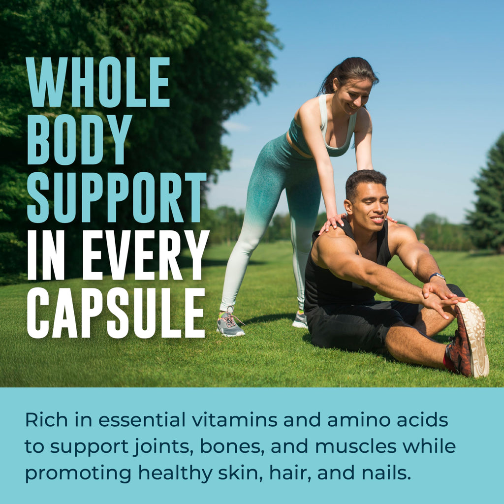 Bone Broth Capsules with Collagen, 180 Capsules D8409