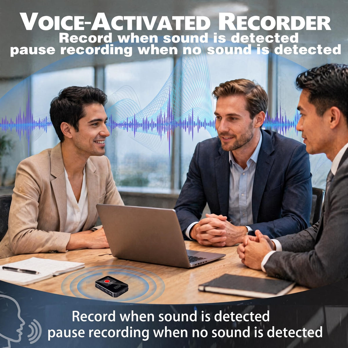 Voice-Activated Recorder with Playback B357195