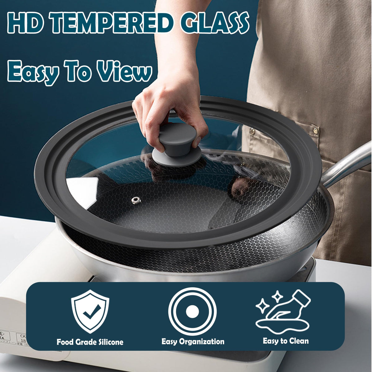 Tempered Glass Cookware Lid G611898