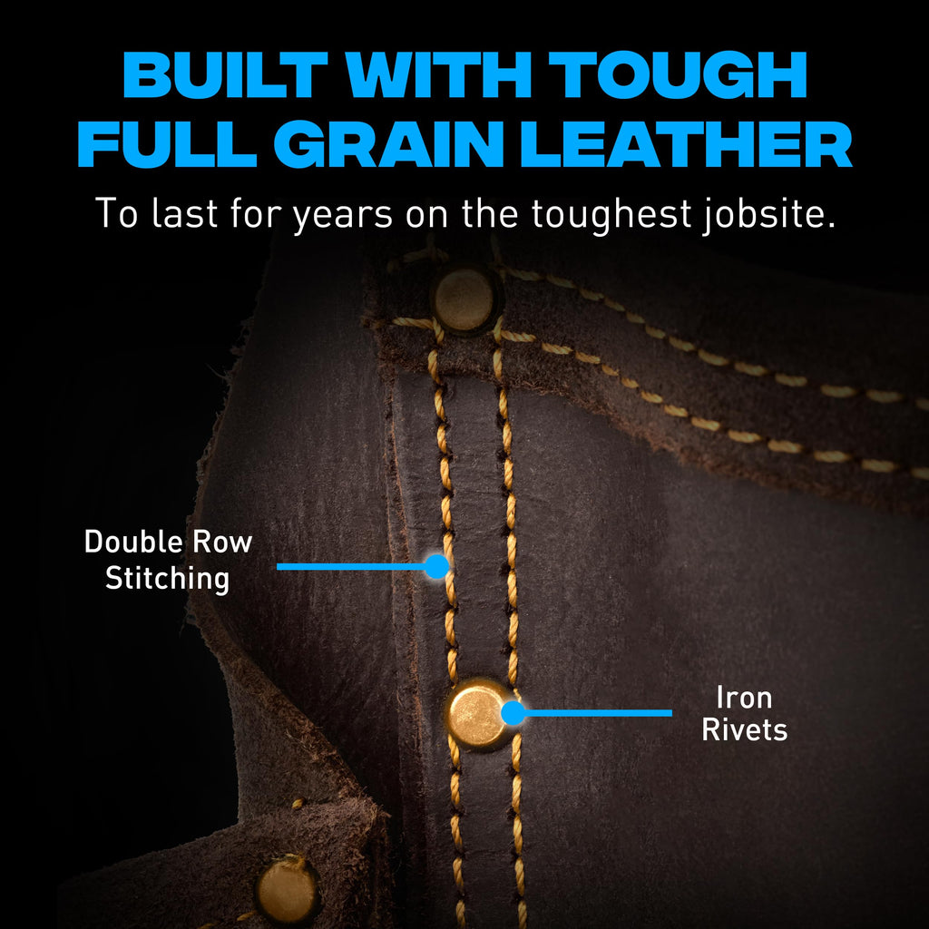 Leather Tool Belt with Suspenders G402949