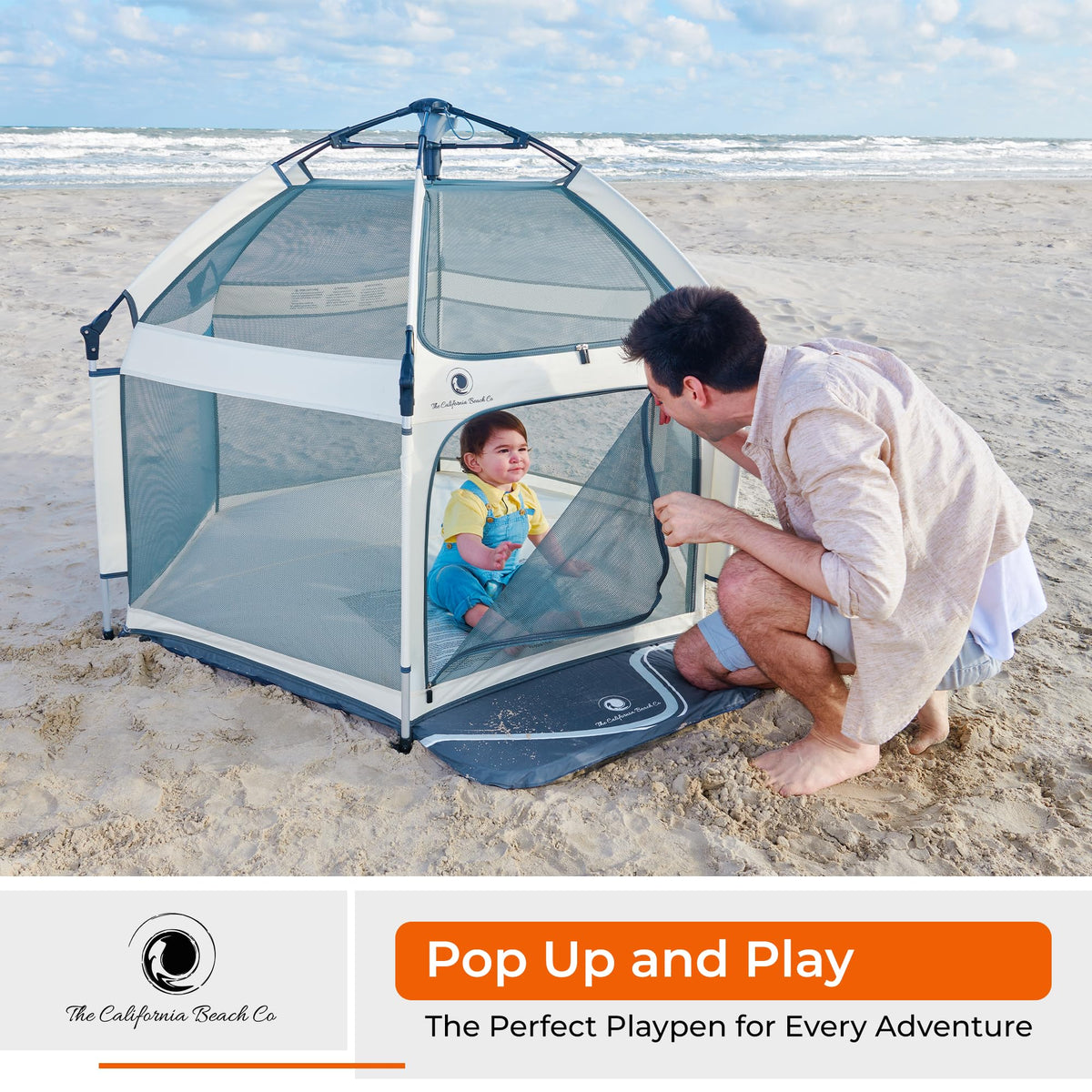 Portable Baby Playpen with Canopy A59933