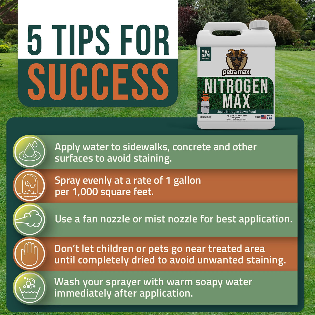 1 Gallon 28-0-0 Liquid Nitrogen Fertilizer K8512