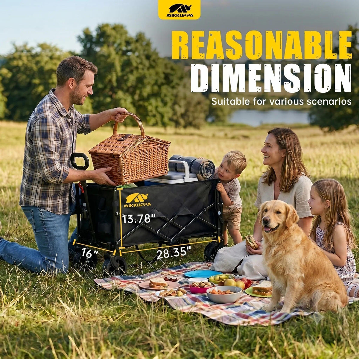 Collapsible Dog Wagon with Ramp J3677