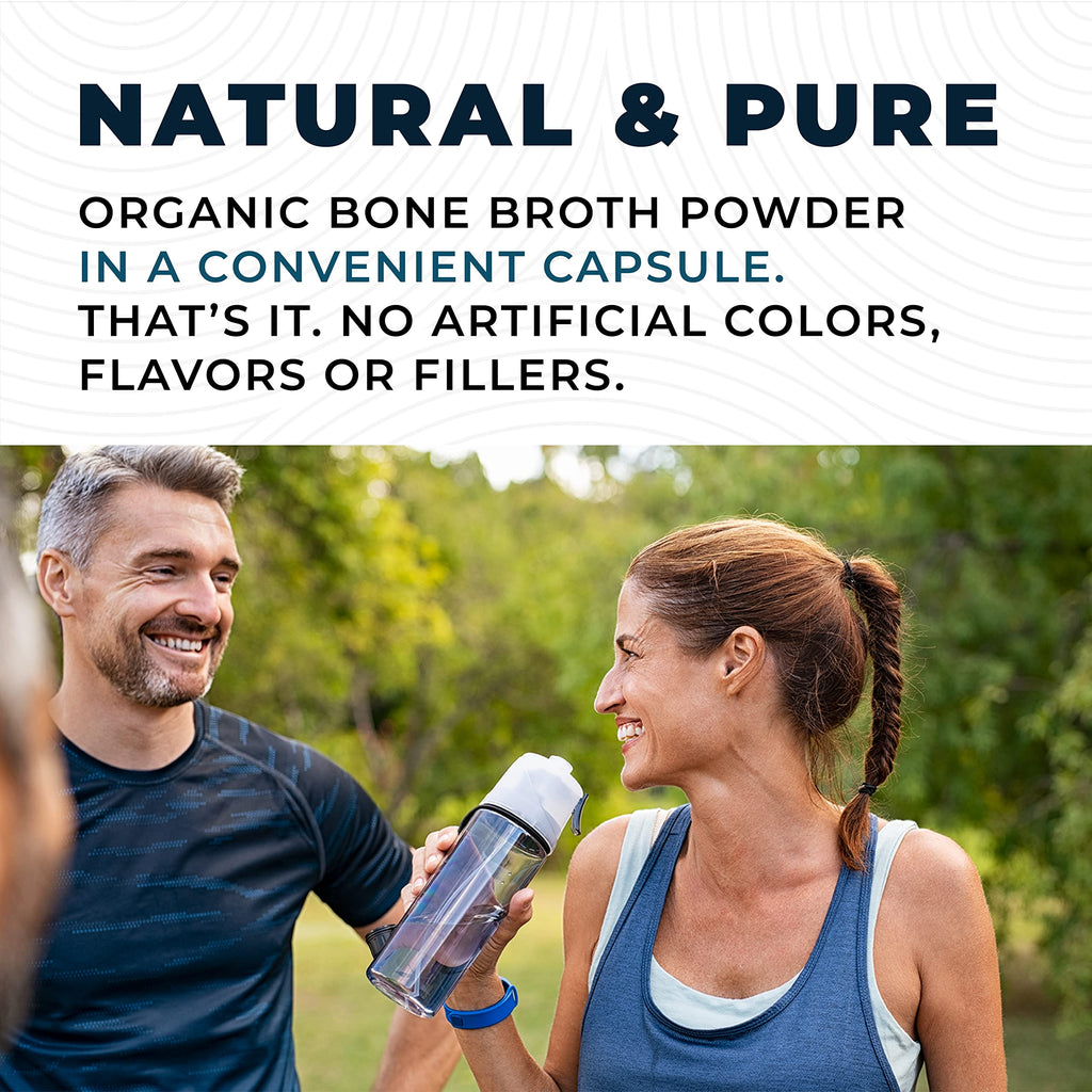 Bone Broth Capsules with Collagen, 180 Capsules D8409